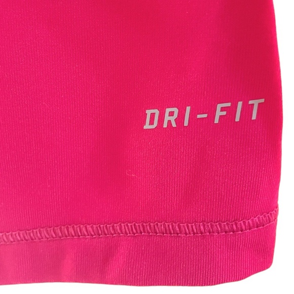 2 PCS Nike PRO DRI-FIT Hyperwarm Hooded Top Large PINK Brushed Int + Sports Bra - Picture 8 of 16